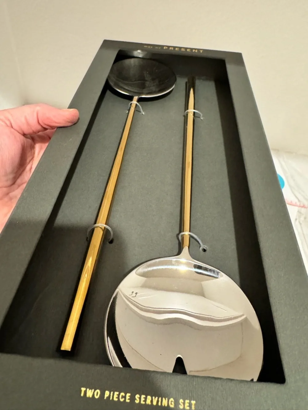 Anthropologie Samson stainless steel Gold Cheese knives